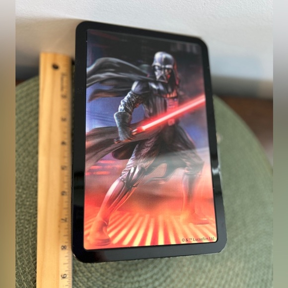 Star Wars Darth Vader 3D supply box case Tin Lucas Films Pencil **BRAND NEW** - Picture 7 of 10